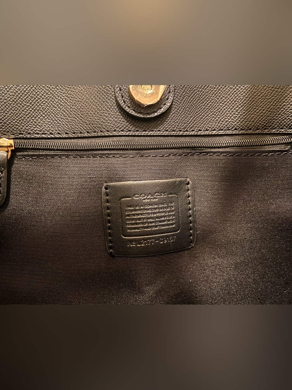 Coach Brown Halloween Ghost & Pumpkin Tote - Picture 9 of 9